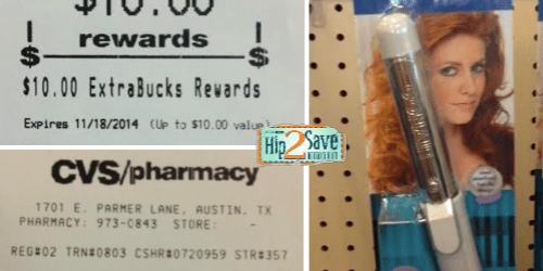 CVS: *HOT* FREE or 49¢ Conair Curling Iron (After ExtraBucks Reward)