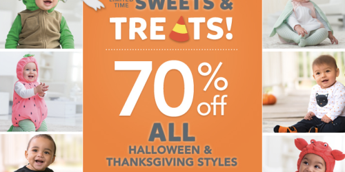 Carter’s: 70% Off Halloween & Thanksgiving Styles + Extra 15% Off = Halloween Sets Only $6.12 (Reg. $24!)