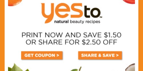 High Value $2.50/1 Yes to Product Coupon (When You Share – Facebook) = Only 19¢ at Target After Price Match