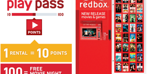 Redbox Play Pass Rewards Program = Free Movie Night for Every 10 Rentals, Free Birthday Rental, + More