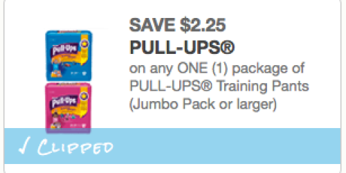 High Value $2.25/1 Pull-Ups Training Pants Coupon