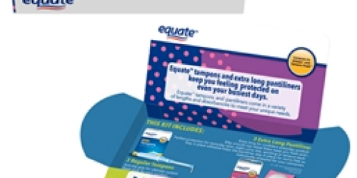 Request a FREE Equate Feminine Care Sample Kit