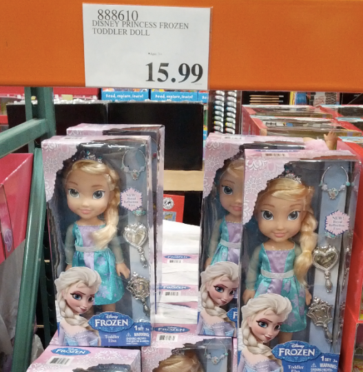 anna elsa dolls costco