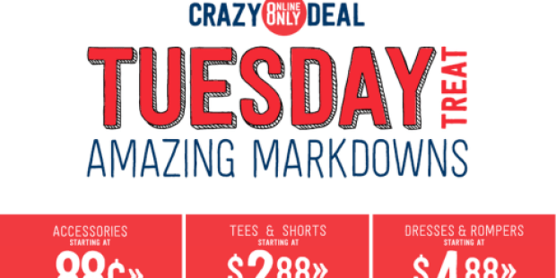 Crazy8.com: Select Items Only 88¢ (Today Only)