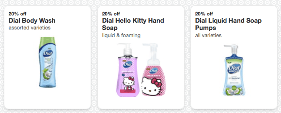 Target dial foaming online soap