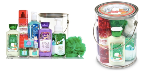 Bath & Body Works: Holiday Traditions Bucket ($79 Value!) Only $25 with $30 Purchase – Limited Quantities