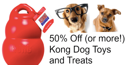 Amazon: 50% Off (or More!) Kong Dog Treats & Toys