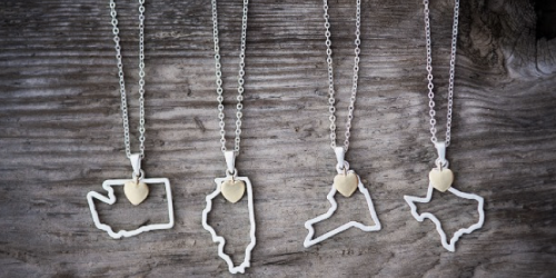 Cents of Style: Custom State Necklaces Only $11.95 Shipped w/ Code HOME (Last Day To Order)
