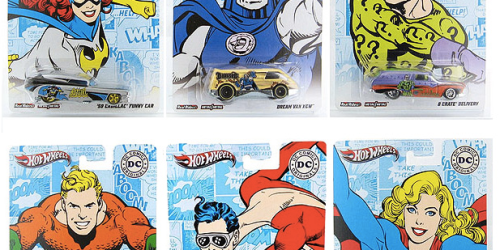 Hot Wheels DC Comics Nostalgia Collection Vehicles Only $3.50 Each Shipped (Fun Stocking Stuffers)