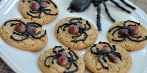 Easy Halloween Spider Cookies