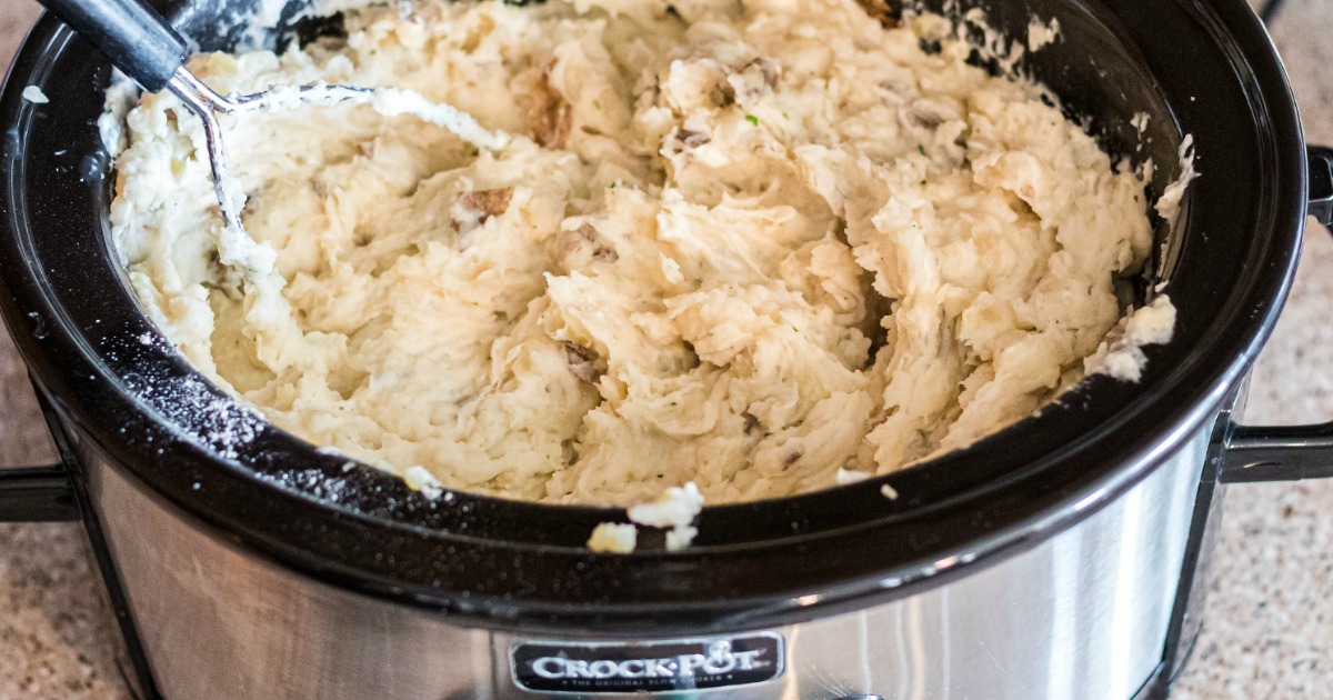 Crockpot Ranch Mashed Potatoes Recipe - Easy & Flavorful | Hip2Save