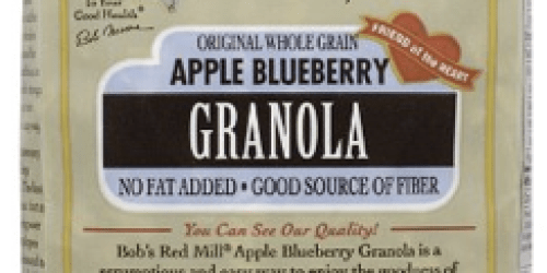 Amazon: 4 Bob’s Red Mill Apple Blueberry Granola 12-oz Bags $10.60 Shipped (Only $2.65 Per Bag!)