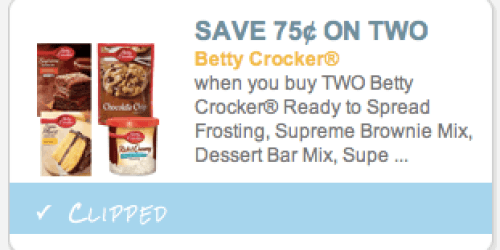 New $0.75/2 Betty Crocker Frosting & Mixes Coupon = Cake Mix Only $0.63 at Target + More