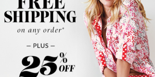 Victoria’s Secret: FREE Shipping on ANY Order + 25% Off Single Item (9PM-11PM EST Tonight Only!)
