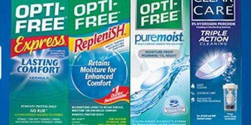 New $3/1 Opti-Free & $3/1 Clear Care Solution Coupons = Nice Deals at Rite Aid Starting 11/9