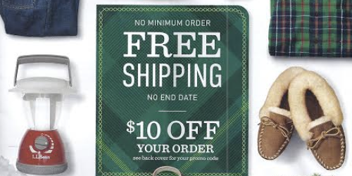 L.L. Bean Catalog: Possible $10 Off ANY Order Coupon + FREE Shipping = FREE or Cheap Items