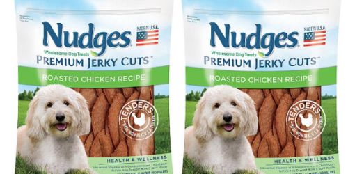 Buy 1 Get 1 FREE Nudges Premium Jerky Dog Treats Coupon = Only $1.49 Per Bag at Walmart