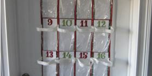 Reader Holiday Tip: Over-the-Door Shoe Organizer Turned into Advent Calendar