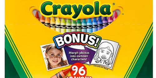 Kmart.com: Crayola Crayons 96 count Box w/ Built in Sharpener Only $1.74 + Free In-Store Pick Up