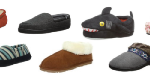 Amazon: Up to 60% Off Slippers for the Family