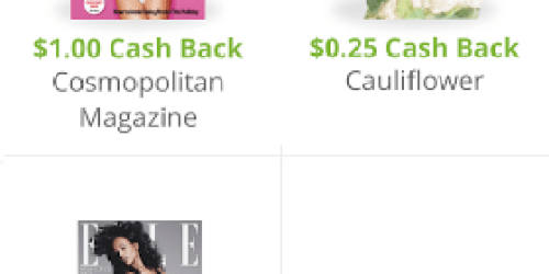 Snap by Groupon: New Cash Back Offers ($1 Back on Magazines, $0.25 Back on Select Veggies & More!)