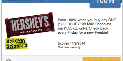 SavingStar: 100% Free Hershey’s Chocolate Bar