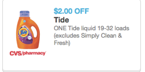 CVS: Tide Laundry Detergent as Low as $1.94