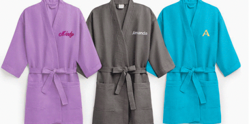 The Knot Shop: Waffle Weave Kimono Robes with FREE Personalization Only $11.01 (Reg. $34!)