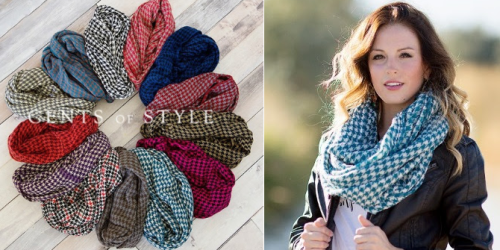 Cents of Style: Houndstooth Infinity Scarf Only $11.95 Shipped – Regularly $39.95 (Today Only!)