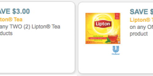 High Value $3/2 & $1/1 Lipton Tea Product Coupons (NO Size Restrictions) = FREE Beverages?!