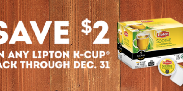 $2 Off ANY Lipton K-Cup Pack Coupon