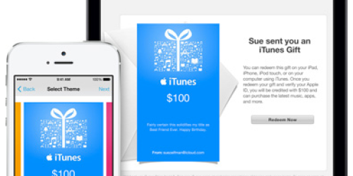 $100 iTunes eCard Only $80 Delivered