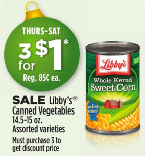 New $1/4 Libby's Vegetable Products Coupon = *HOT* Dollar General Price Match Deal + More • Hip2Save