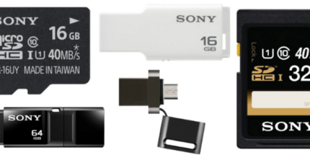Amazon: 60% off Sony Memory Cards and Flash Drives Today Only (+ Amplified Indoor Antenna $49 Shipped)