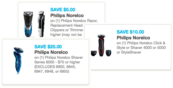$100 in *NEW* Norelco Shaver Coupons