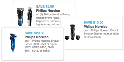 $100 in *NEW* Norelco Shaver Coupons