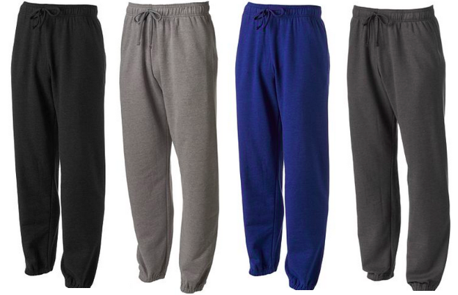 kohls mens tall sweatpants