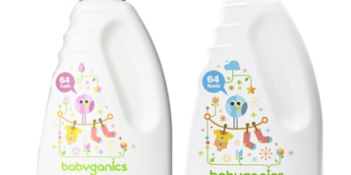 Amazon: Babyganics Laundry Detergent, Large 64-oz Bottles Only $7.04 Shipped