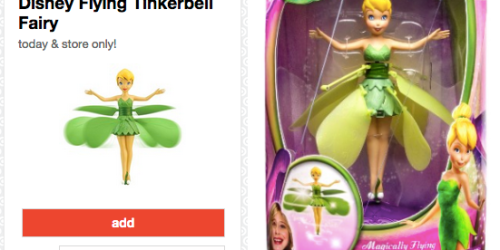 Target Cartwheel: 50% Off Disney Flying Tinkerbell Fairy Today Only = Only $15