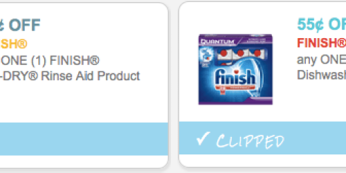$0.55/1 Finish Jet-Dry Rinse Aid & Dishwasher Detergent Coupons (+ Black Friday Walgreens Deal)