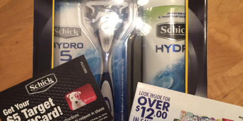 Target: Schick Hydro Holiday Gift Packs Now Available + Score a $5 Target eGift Card & Coupons