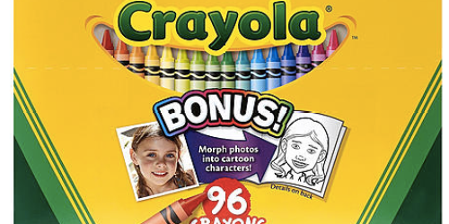 Kmart.com: Crayola Crayons 96-ct Box w/ Built in Sharpener Only $1.74 + Free In-Store Pick Up