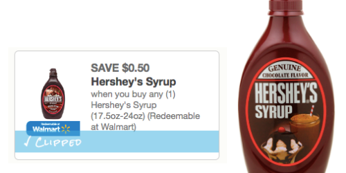Rare $0.50/1 Hershey’s Syrup Coupon