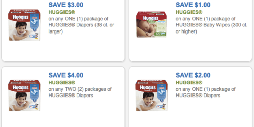 *HOT* 4 High Value Huggies Printable Coupons ($3/1 Huggies Diapers, $4/2 Huggies Diapers & More!)