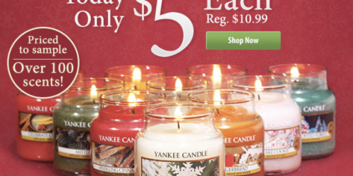 Yankee Candle: All Small Jar Candles Only $5 (Reg. $10.99!) – Today & Online Only + More