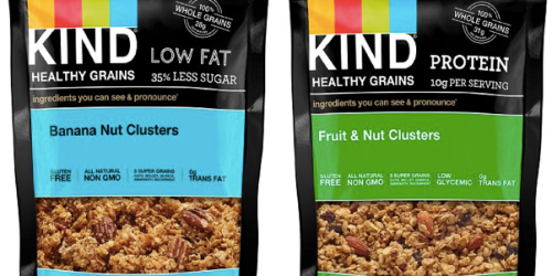 Amazon: Three 11-oz Bags Of KIND Healthy Grains Clusters Only $7.78 Shipped (Just $2.59 Per Bag!)