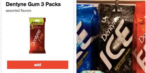 Target: New 50% Off Dentyne Gum 3-Packs Cartwheel Offer = Only 99¢ (Great Stocking Stuffer Idea!)