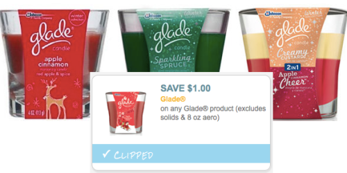 High Value $1/1 Glade Product Coupon = Candles & Spray as Low as $0.38 at Target (+ Nice CVS Deal Too!)