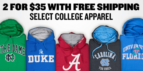FinishLine.com: College Fleece Hoodies & Sweat Pants Only $17.50 Each Shipped (Regularly $40 Each)