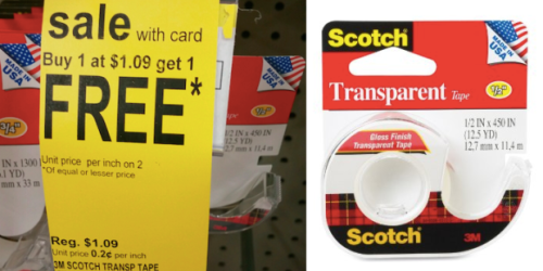 Walgreens: Scotch Transparent Tape Only 55¢ Per Roll & Trident Gum Only 50¢ (No Coupons Needed!)